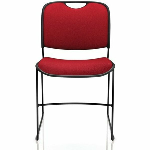 United Chair Co Chair, Armless, Fabric, 17-1/2inx22-1/2inx31in, BK/Ebony, 2PK UNCFE3FS03TP06